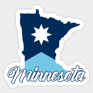 New Minnesota State Flag Sticker